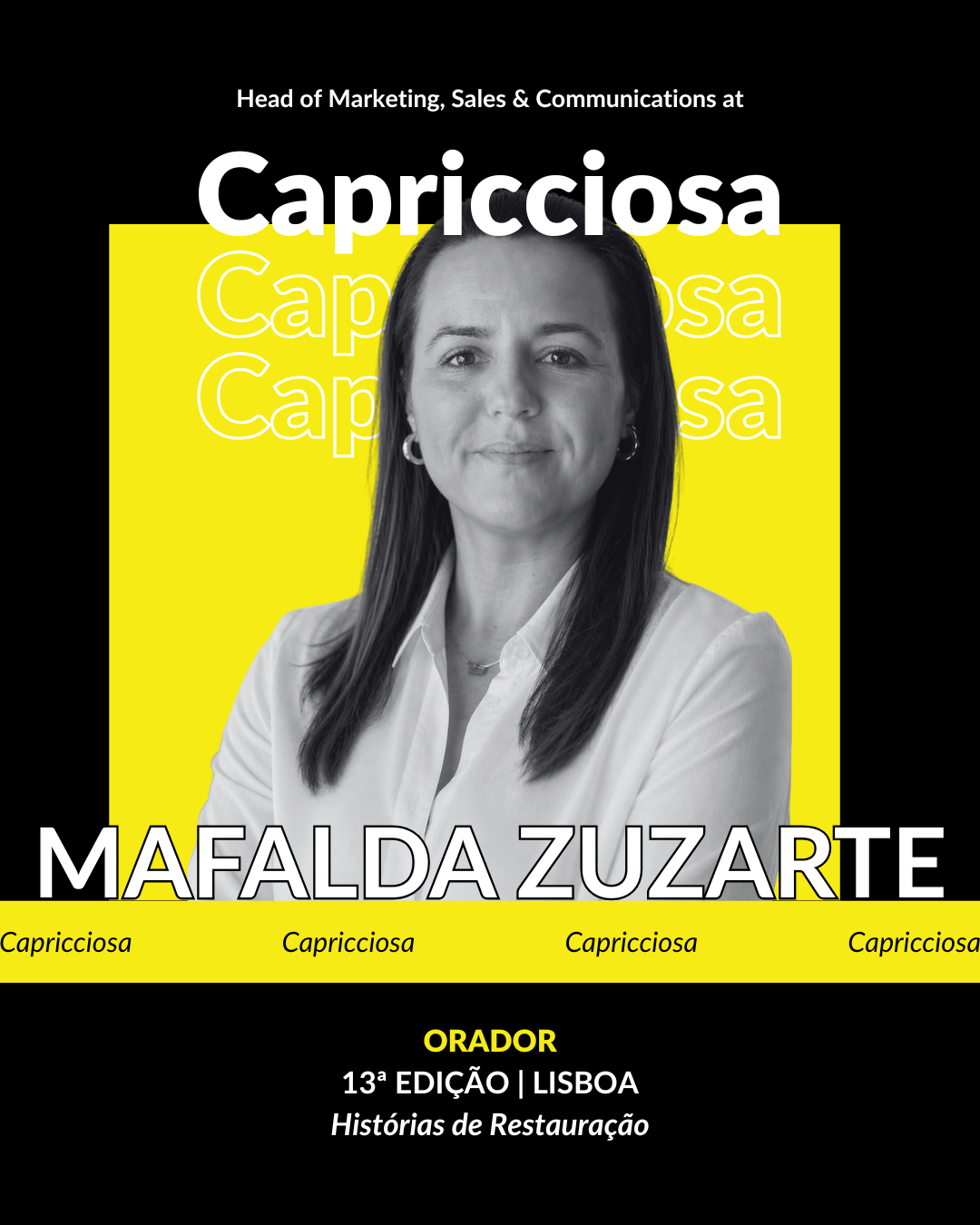 13ª Edição - Histórias de Restauração | 30 de Abril | CIBT - Lisboa